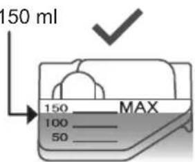 150 ml 150 MAX 100 50