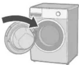 PANASONIC NA-V11FX2 - ■ Putting blankets into the drum - 8