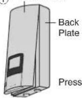 PANASONIC DH-3NDP1 - ① Front Plate - 1