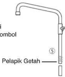 bombol ⑤ Pelapik Getah