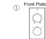 PANASONIC DH-3RL1 - How to fix the Front Plate - 1