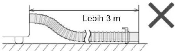 Lebih 3 m