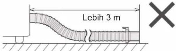 Lebih 3 m
