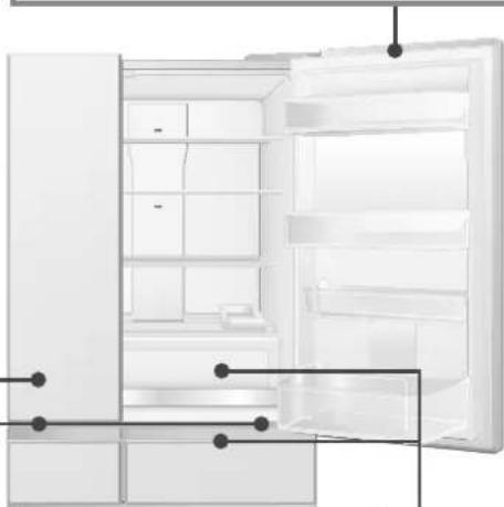 PANASONIC NR-F503GT-T7 - Clean hidden areas at least once a year. - 1