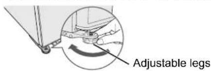 Adjustable legs