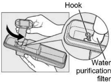 Hook Water purification filter