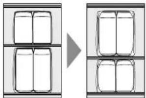 PANASONIC NR-F503GT-T7 - Glass tray (only the second shelf from the top) - 3