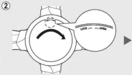 PANASONIC F-56XPG - Fix the Decoration Cap Có định Nắp Trang Trí - 2