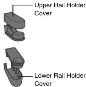 Upper Rail Holder Cover Lower Rail Holder Cover