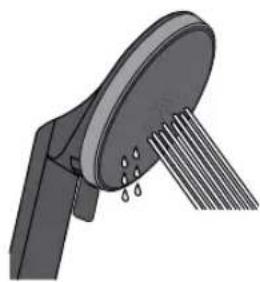PANASONIC DH-4US1TW - Press Push On-Off Button before and after each shower. - 2