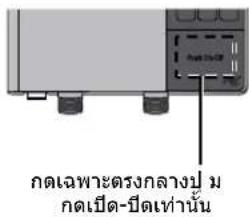 กตเฉพาะตรงกลางป ม กตเป็ด-ปีดเท่านั้น