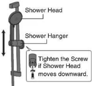 PANASONIC DH-4UP1 - Shower Hanger installation. - 8