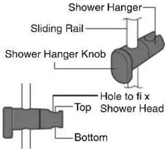 PANASONIC DH-4UP1 - Shower Hanger installation. - 5