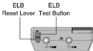 ELB Reset Lever Test Button ELB