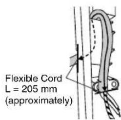 Flexible Cord L = 205 mm (approximately)