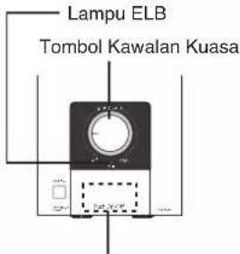 Lampu ELB Tombol Kawalan Kuasa