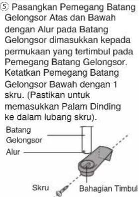 PANASONIC DH-3NS2 - Pemasangan Penyangkut Pancuran. - 5