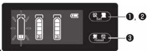 PANASONIC TK-CB430 - Reset the cartridge life of the replaced cartridges. - 2