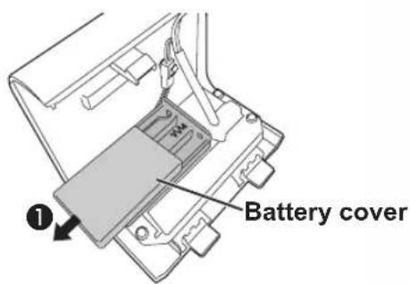 Battery cover ①