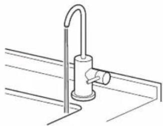 PANASONIC TK-CB430 - Discharge purified water until the water is clear. (Flush for 10 minutes or more) - 1