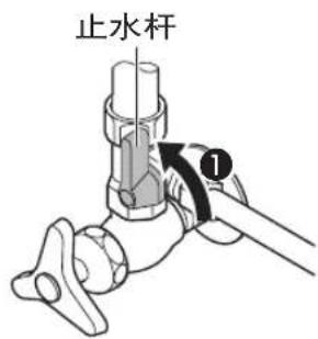 止水杆 ①