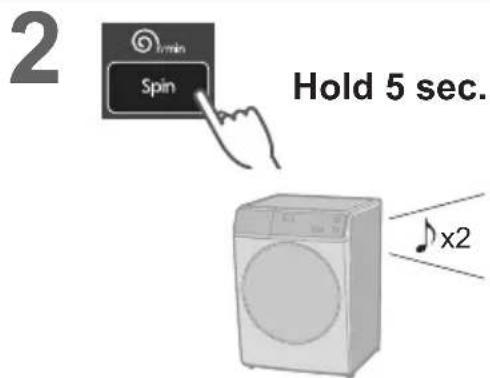 2 Spin Hold 5 sec. x2
