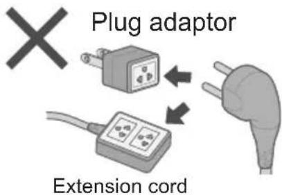 Plug adaptor Extension cord