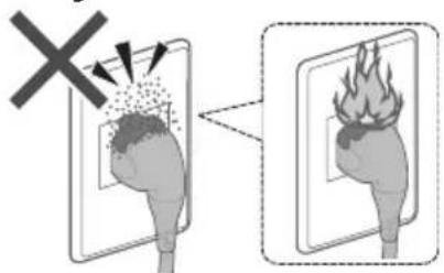Diagram illustrating heat transfer or explosion process with a cross symbol indicating explosion or explosion, showing particle distribution before and after states.