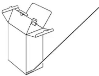 PANASONIC TK-AS700 - Mark position of the manufacturing number - 1