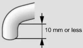 10 mm or less