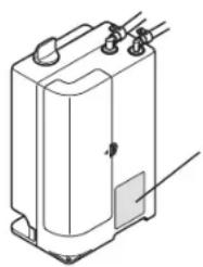 PANASONIC TK-AB50 - Mark position of the manufacturing number - 1