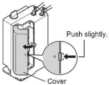 Push slightly. Cover
