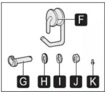 PANASONIC F-56MZG - Name of parts Tên bộ phận - 1