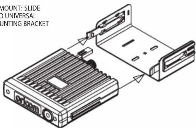 MOUNT: SLIDE O UNIVERSAL OUNTING BRACKET