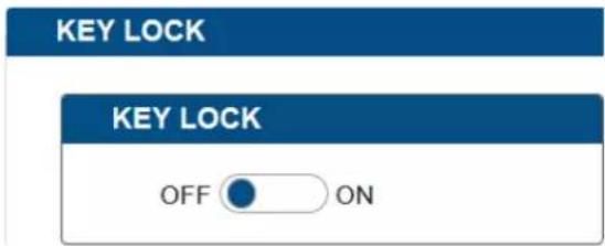KEY LOCK KEY LOCK OFF ON