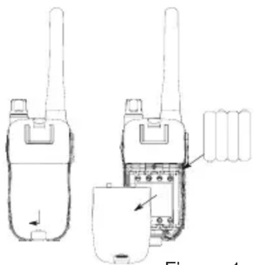 Oricom UHF2400 - Installing the Batteries - 1
