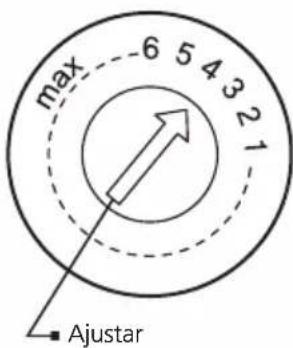 max 6 5 4 3 2 1 Ajustar