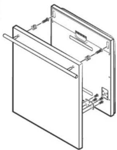 Infiniton DIW-BB606 - Etapa 2. Dimensões e instalação do painel estético - 5