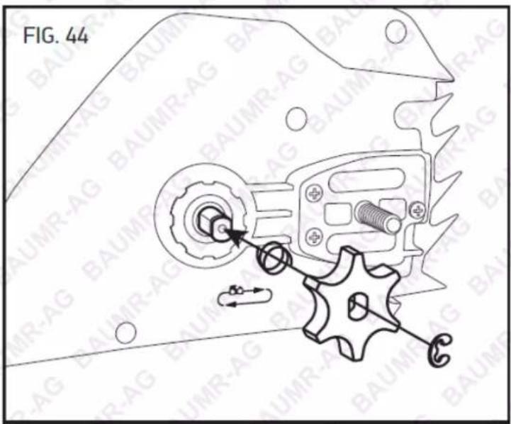 Technical diagram labeled 'FIG. 44' showing mechanical assembly with gears and shafts, marked with 'BAUMR-AG BAUMR-AG BAUMR-AG BAUMR-AG BAUMR-AG BAUMR-AG BAUMR-AG BAUMR-AG BAUMR-AG BAUMR-AG BAUMR-AG BAUMR-AG BAUMR-AG BAUMR-AG BAUMR-AG BAUMR-AG BAUMR-AG BAUMR-AG BAUMR-AG BAUMR-AG BAUMR-AG BAAUAR-AG BAUMR-AG BAUMR-AG BAUMR-AG BAUMR-AG BAUMR-AG BAUMR-AG BAUMR-AG BAUMR-AG BAUMR-AG BAUMR-AG BAUMR-AG BAUMR-AG BAUMR-AG BAUMR-AG BAUMR-AG BAUMR-AG BAUMR-AG BAUMR-AG BAUMR-AG BAUM