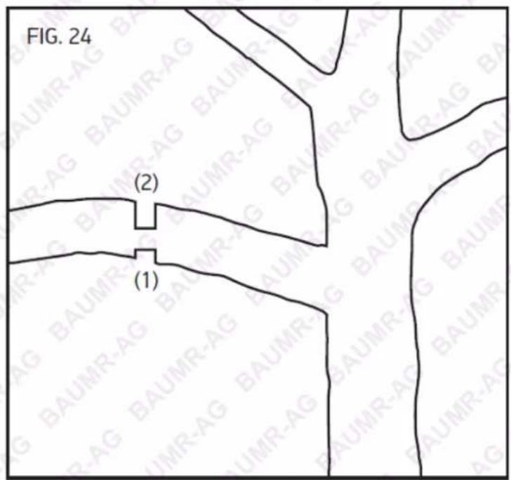 FIG. 24 (2) (1)