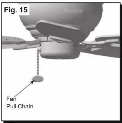 Fig. 15 Fan Pull Chain