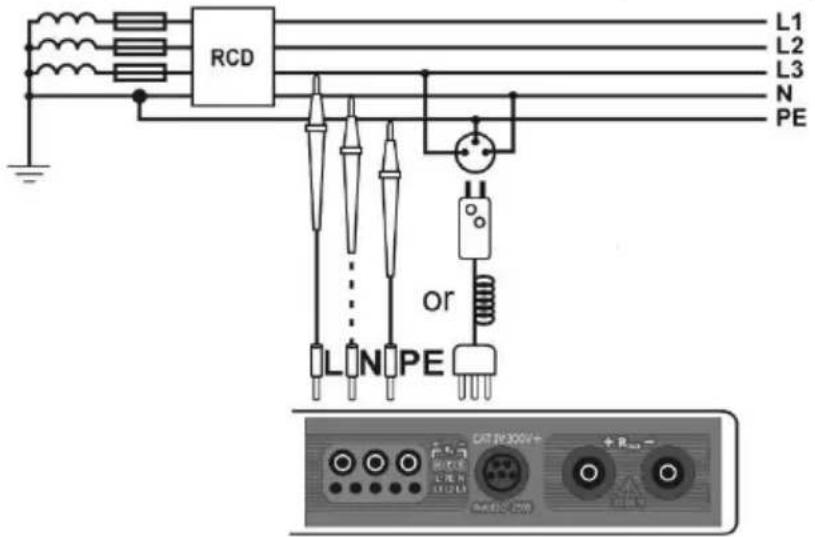 RCD L1 L2 L3 N PE or L N PE CAT 10.00V+ + Rm - CNC 10.00V-