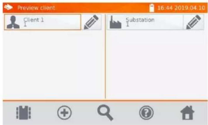 Preview client 16:44 2019.04.10 Client 1 Substation