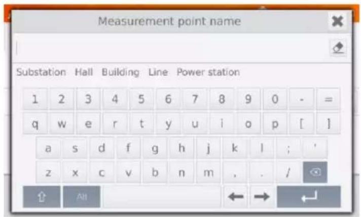 Measurement point name Substation Hall Building Line Power station 1 2 3 4 5 6 7 8 9 0 - = q w e r t y u i o p [ ] a s d f g h j k l ; ' z x c v b n m , . / All