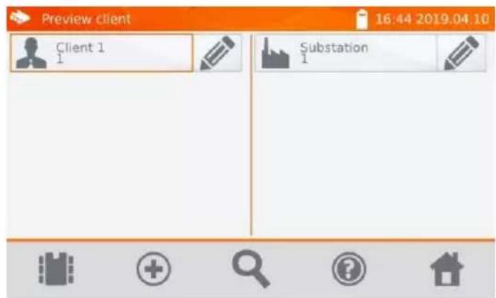 Preview client 16:44 2019.04.10 Client 1 Substation 1