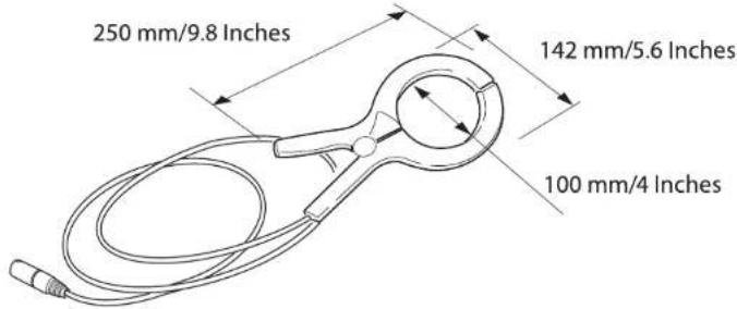 250 mm/9.8 Inches 142 mm/5.6 Inches 100 mm/4 Inches