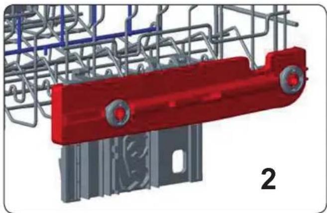 IFB Neptune SX2 - Upper Basket Height Adjustment When Full - 2