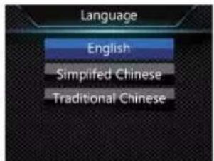 Language English Simplified Chinese Traditional Chinese