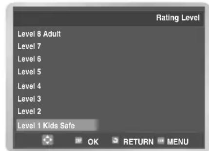 Rating Level Level 8 Adult Level 7 Level 6 Level 5 Level 4 Level 3 Level 2 Level 1 Kids Safe
