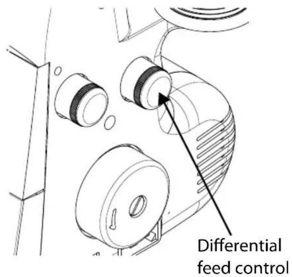 Differential feed control
